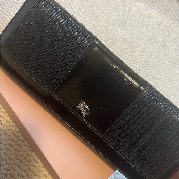 Burberry black patent clutch leather Wristlet bag/clutch - Picture 7 of 16